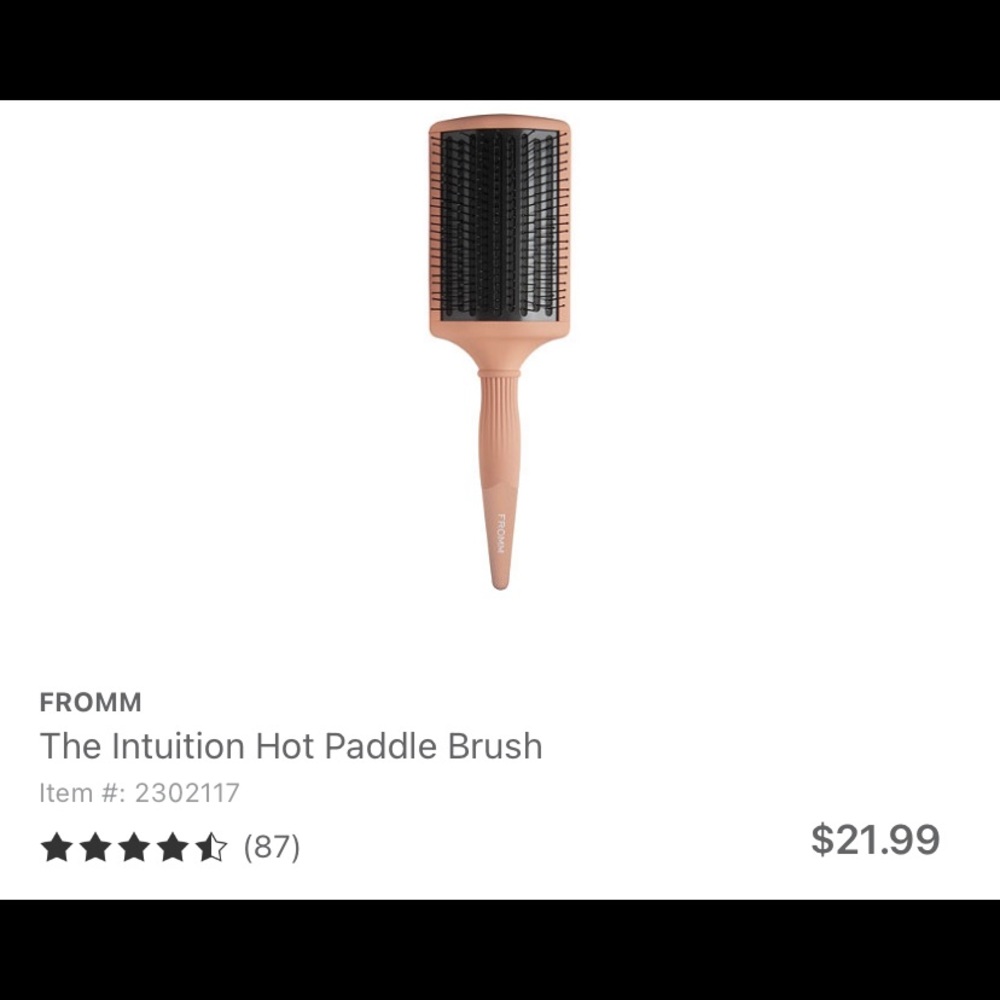 FROMM Intuition Hot Paddle Brush